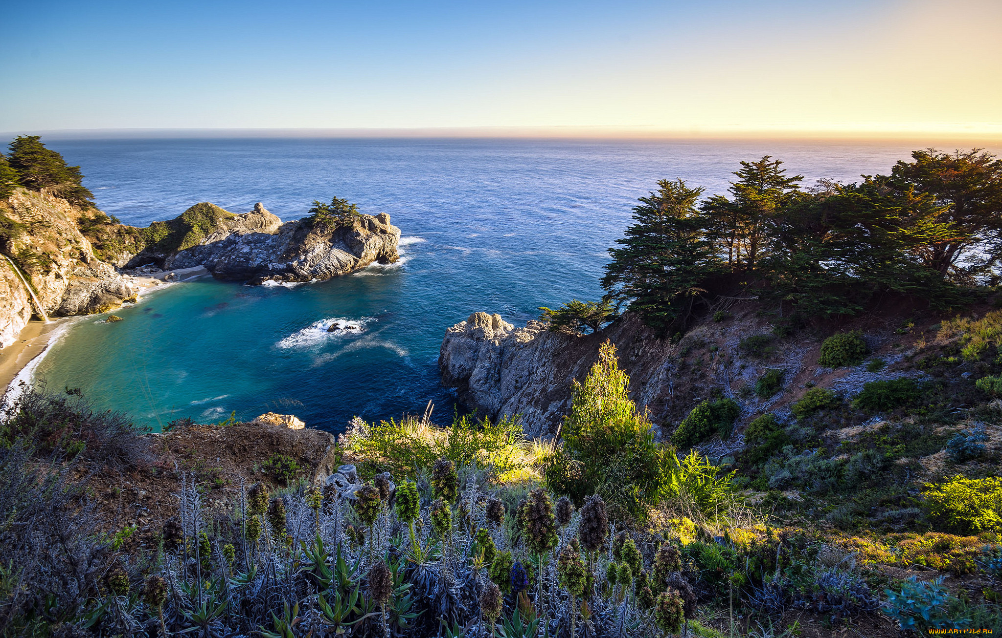 mcway, falls, big, sur, california, , , , , 